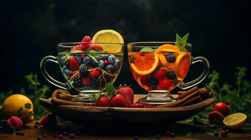 Fruit tea vs herbal tea