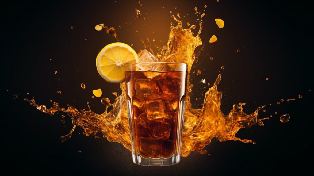 brisk iced tea caffeine level