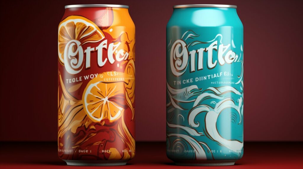 caffeine in brisk iced tea can and bottle