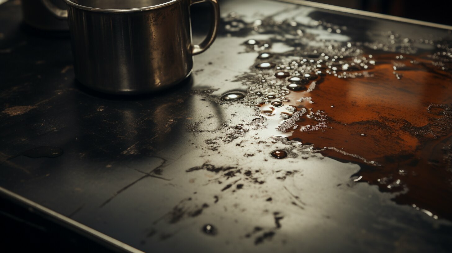 how to remove tea stains from stainless steel