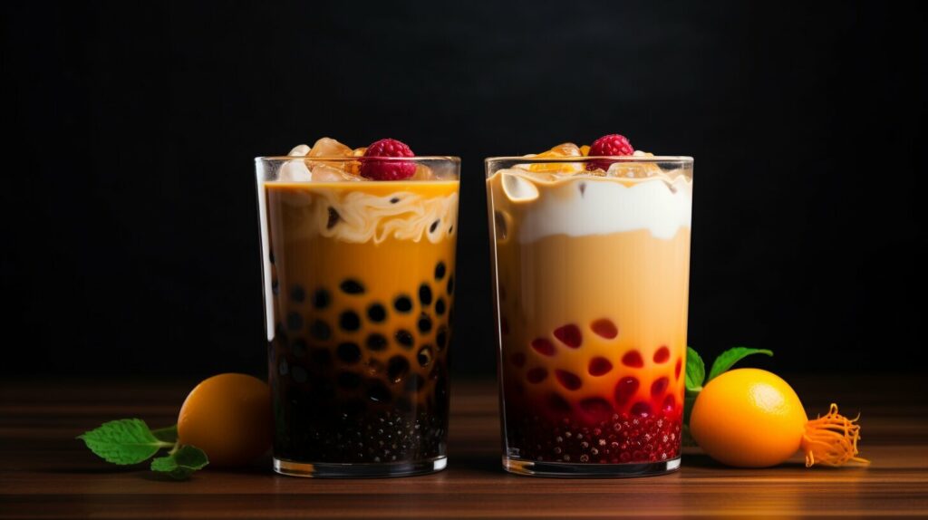 milk tea and bubble tea milk tea and bubble tea