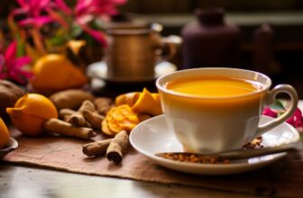 what is ginger peach turmeric tea good for