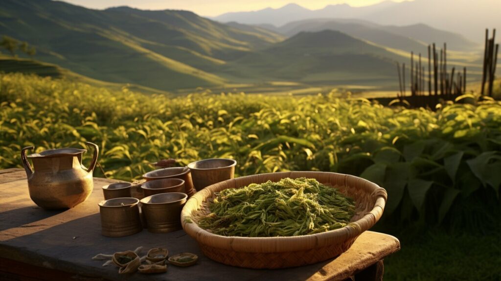 oolong tea in Tibet