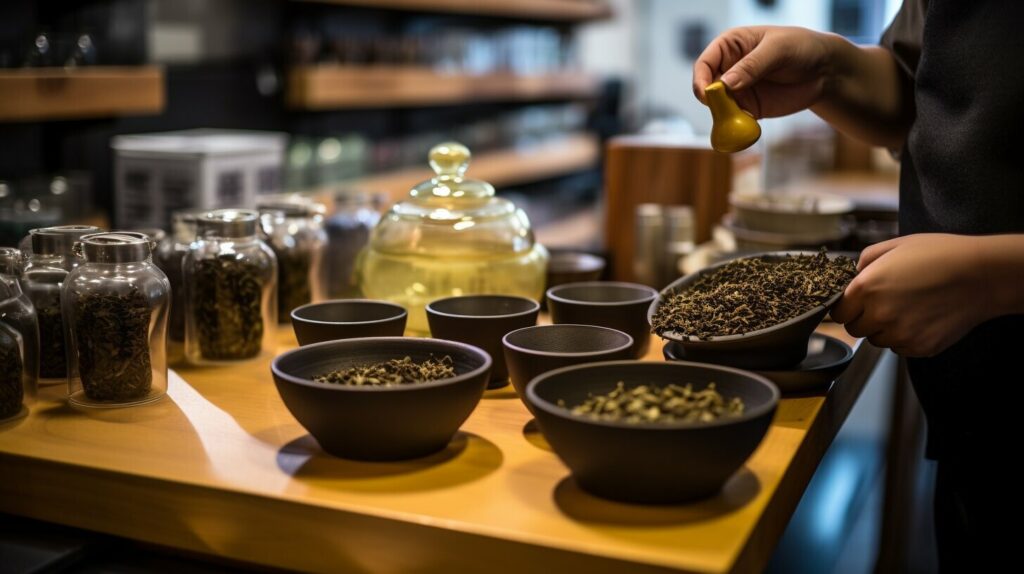 tea blending tea blending